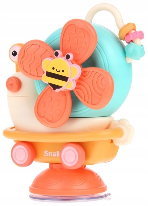 Ślimak Sensoryczny Jeżdżący 4w1 Spinner z Przyssawką dla Dzieci