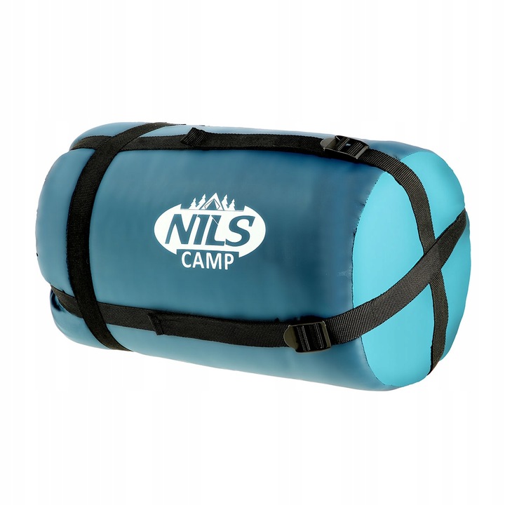 ŚPIWÓR TURYSTYCZNY MUMIA Z KAPTUREM DUŻY CIEPŁY LEKKI POD NAMIOT 220cm