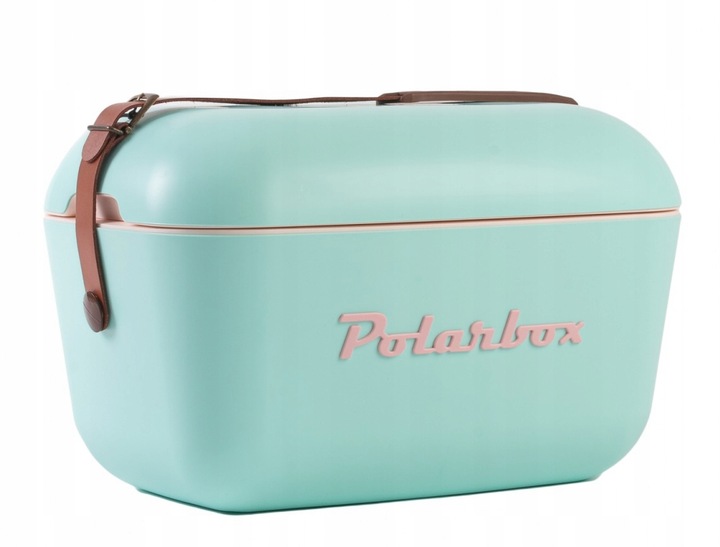 Lodówka turystyczna POLARBOX turkus + brązowy 12L