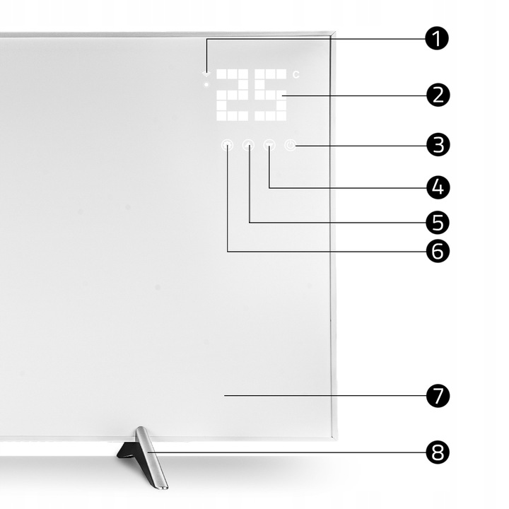 PROMIENNIK GRZEJNIK NA PODCZERWIEŃ IR ELEKTRYCZNY PILOT TUYA WIFI 770W