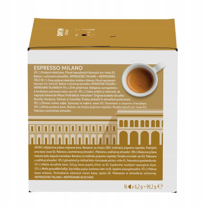 Kapsułki Nescafe Dolce Gusto zestaw kaw espresso 96 szt. 4+2