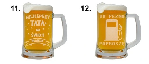 KUFEL DO PIWA PREZENT DLA TATY NA DZIEŃ OJCA Z GRAWEREM