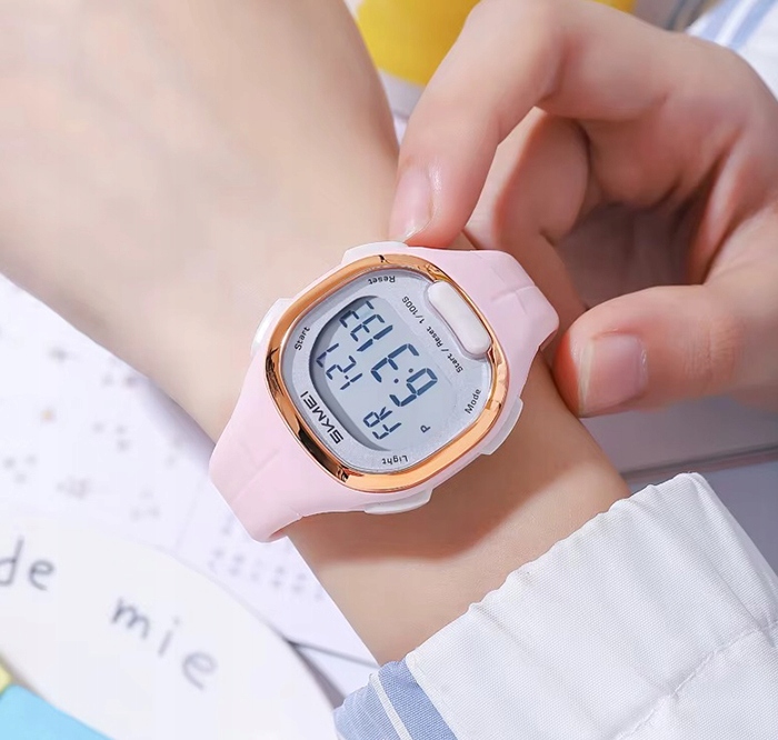 Zegarek damski SKMEI skm.124571d.wm elektroniczny wiele funkcji