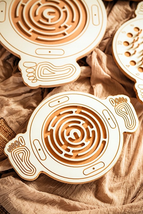 Dysk Balansowania dla dzieci balansujący DREWNIANY CERTYFIKOWANY