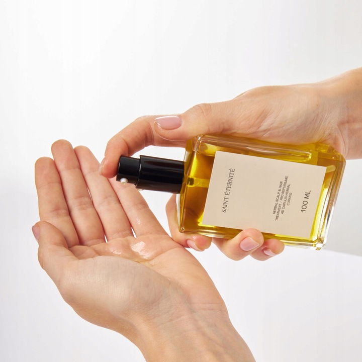 WCIERKA DO WŁOSÓW pobudzająca wzrost NATURALNA pielęgnuje skórę głowy SAINT