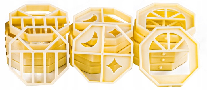 Klocki KONSTRUKCYJNE MAGNETYCZNE Świecące Tor Kulkowy Kulodrom 110 elem