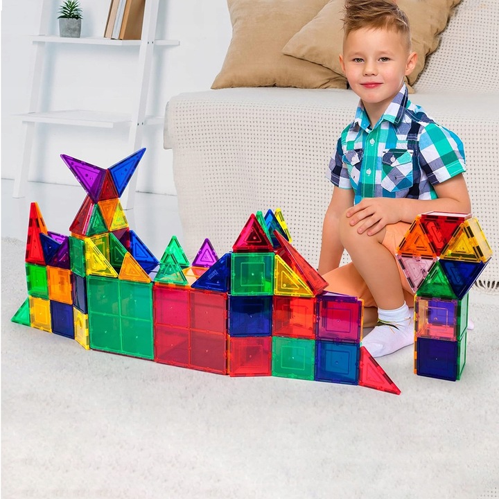 BEZPIECZNE KLOCKI MAGNETYCZNE DLA DZIECI