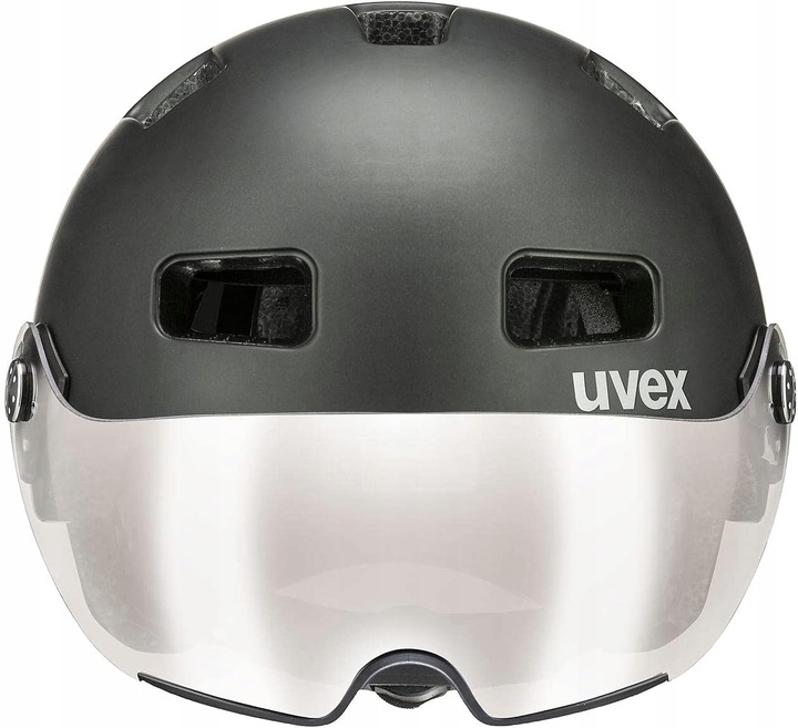 Kask Uvex Rush Visor srebrny r. 55-58 cm