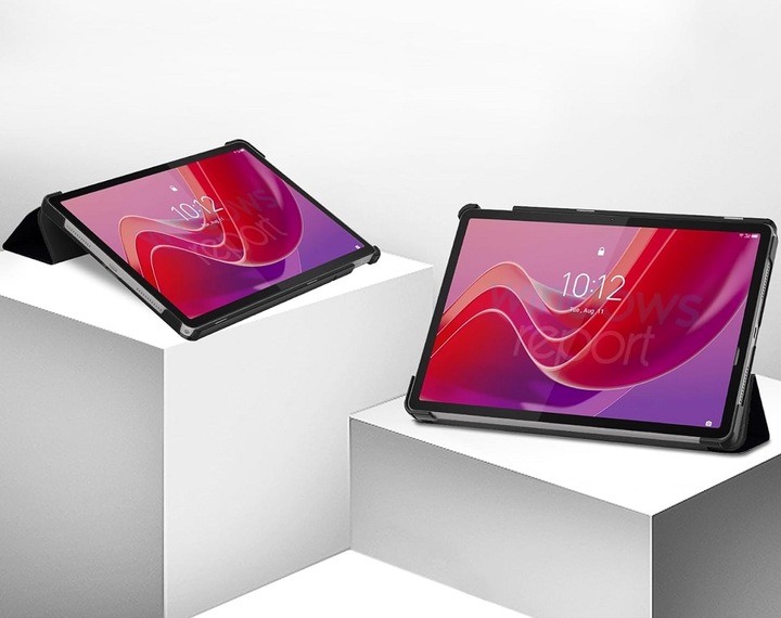 ETUI SMART CASE POKROWIEC NA TABLET DO LENOVO TAB M11 11" CZARNE Z KLAPKĄ