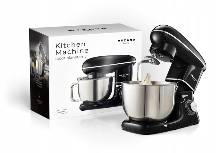 ROBOT KUCHENNY MIKSER PLANETARNY 6,2L DUŻY ZESTAW + WAGA + PRZEPISY MOZANO