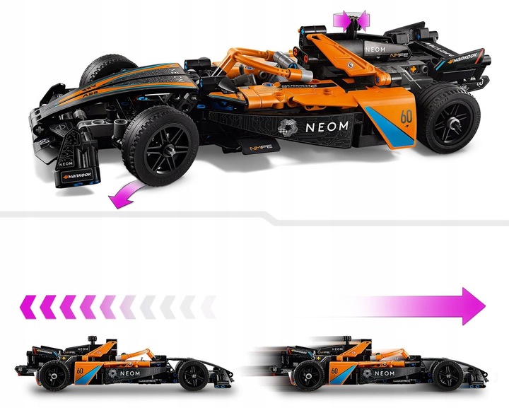LEGO 42169 Technic NEOM McLaren Formula E Race Car