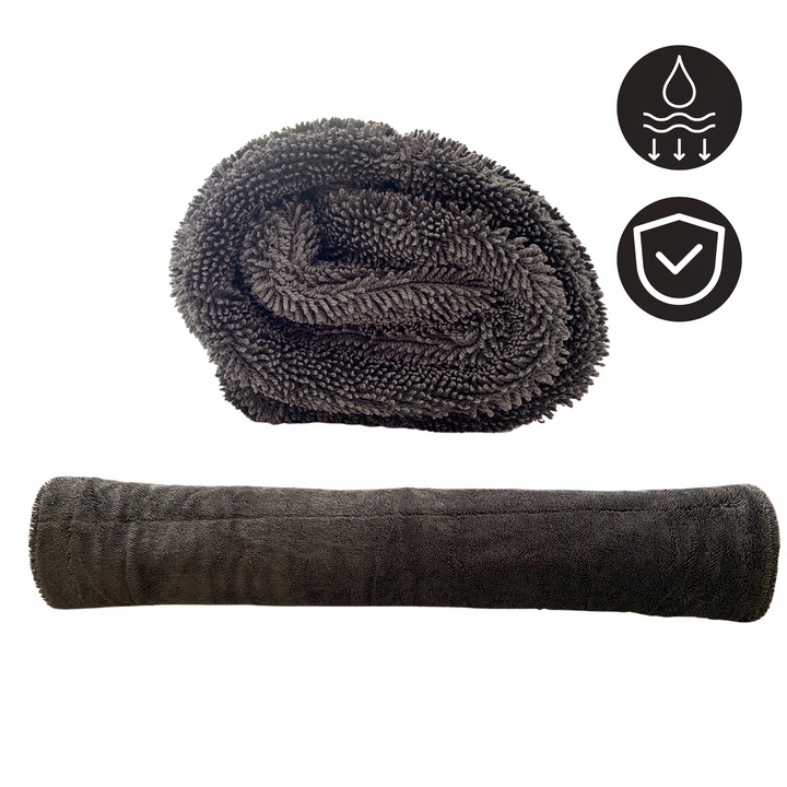 Orca duży gruby ręcznik z mikrofibry do osuszania auta samochodu 1200gsm XL