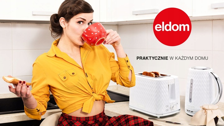 TOSTER OPIEKACZ SANDWICH TO280 czarny ELDOM