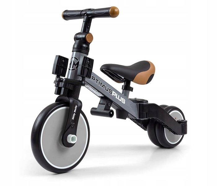 Rowerek 4w1 Milly Mally Optimus Plus Grey Sary