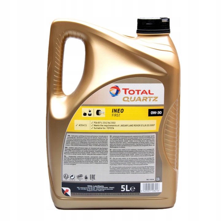 Olej silnikowy TotalEnergies Quartz Ineo First 5 l 0W-30 5l