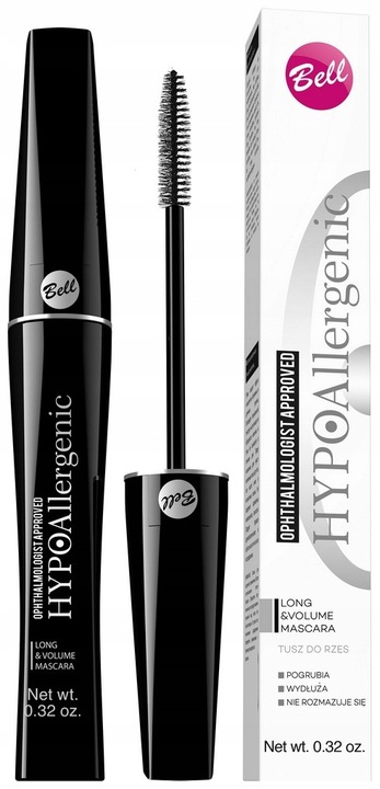 BELL HYPOAllergenic Tusz do Rzęs 10 Czarny