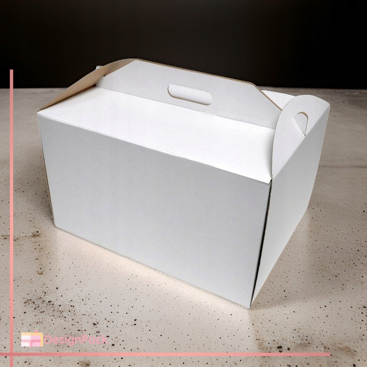 Pudełko pod tort komunijny 42x32x25 podkład pod tort złoty 40x30 na Komunię