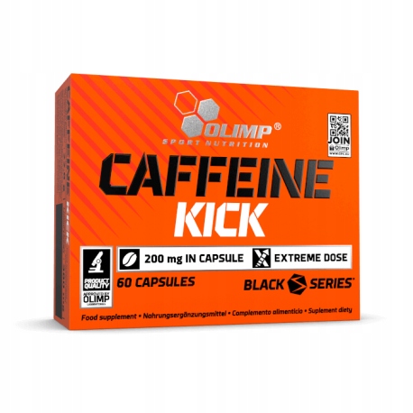 OLIMP CAFFEINE KICK 2x60 kaps KOFEINA ENERGIA 200mg