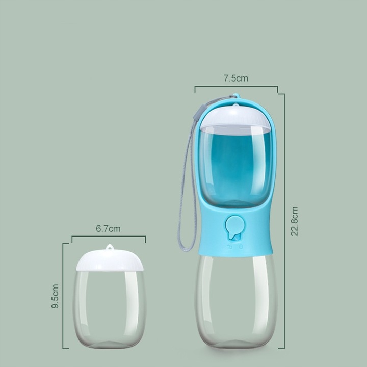 BUTELKA MISKA TURYSTYCZNA BIDON NA WODĘ POJEMNIK NA KARMĘ PRZENOŚNA POIDŁO