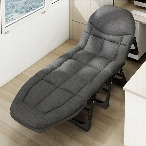 Łóżko polowe turystyczne Trizand 25380 200 cm x 65 cm szare