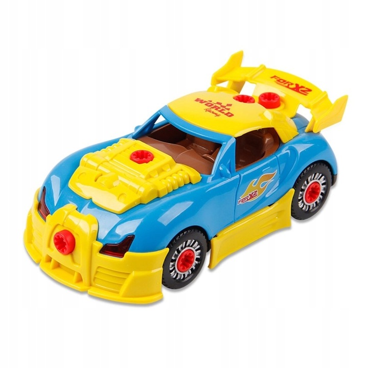 Auto do skręcania i rozkręcania mały mechanik jeździ gra interaktywny