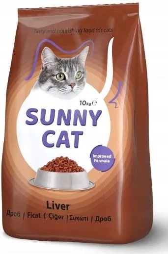 Sunny Cat sucha karma dla kotów Z WĄTRÓBKĄ 10 kg