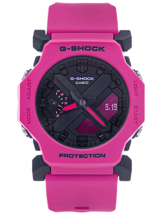ZEGAREK CASIO G-SHOCK GA-2300-4AER RÓŻOWY NA PASKU WODOSZCZELNY 200M