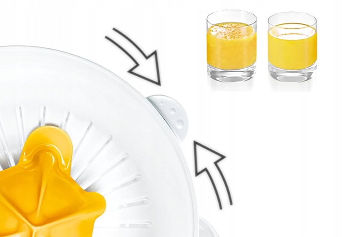 Wyciskarka do cytrusów Bosch MCP3500N Duży pojemnik na sok z miarką 800ml