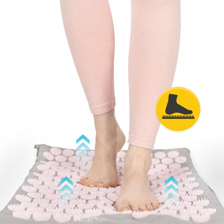 MATA DO AKUPRESURY 4FIZJO Z KOLCAMI + PODUSZKA