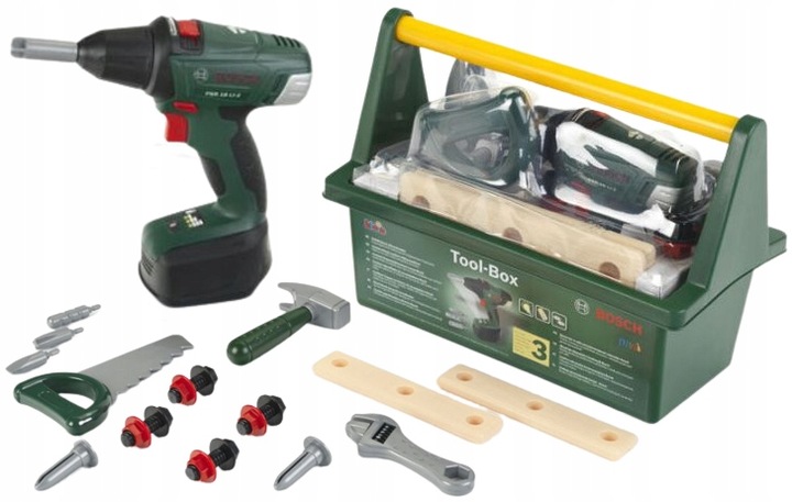 Skrzynka narzędziowa Bosch II z wiertarką