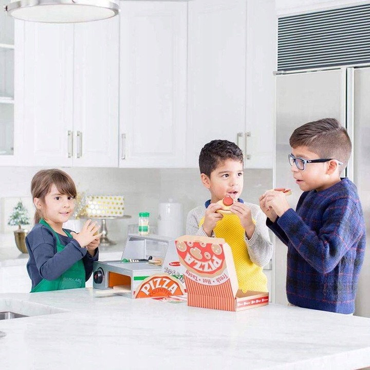 Pizza z piecem Zestaw do zabawy z dodatkami na Prezent Melissa and Doug