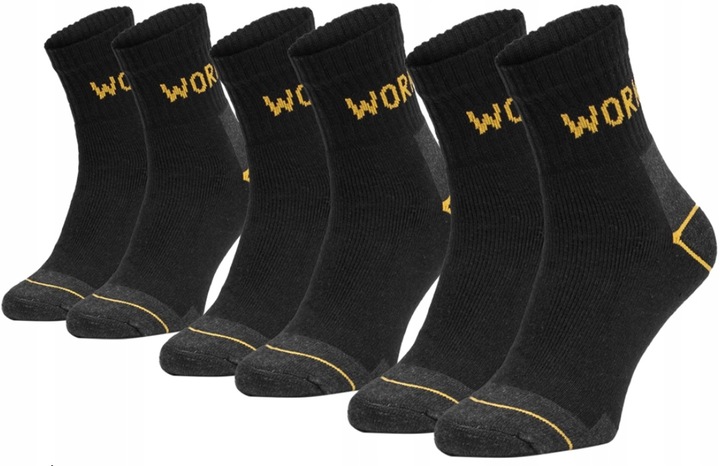 Skarpety Robocze Bawełna WORK BHP 12 PAR 3/4 43-46