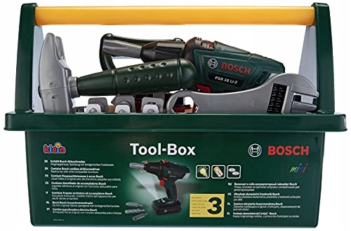 Skrzynka z wkrętarką i narzędziami Bosch Klein