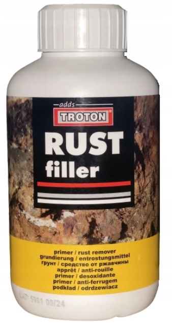 RUSTFILLER neutralizator rdzy + podkład z pędzelkiem 250 ml TROTON 648