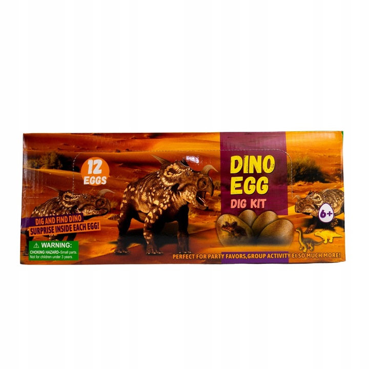 Kopalnia Dinozaurów - Zestaw Wykopalisk Archeologicznych z 12 Dużymi Jajami