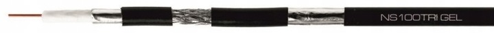 Kabel Przewód Antenowy RG-6 TRISHIELD Żelowany 100m Koncentryczny CU PE Żel