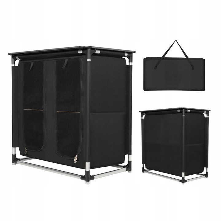 Szafka Turystyczna Kempingowa Składana Przenośna Z Blatem Wolnostojąca NILS