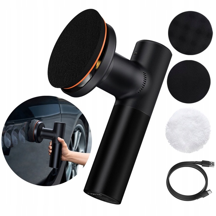 BASEUS POLERKA BEZPRZEWODOWA 30W DO SAMOCHODU MASZYNA POLERSKA DO KAROSERII