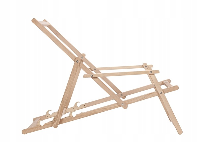 Leżak drewniany z podłokietnikami ogrodowy San-Drew TP32