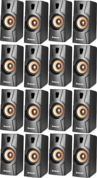 Głośnik Defender Aurora S8 8W 2 szti (system akustyczny 2.0) czarny x8