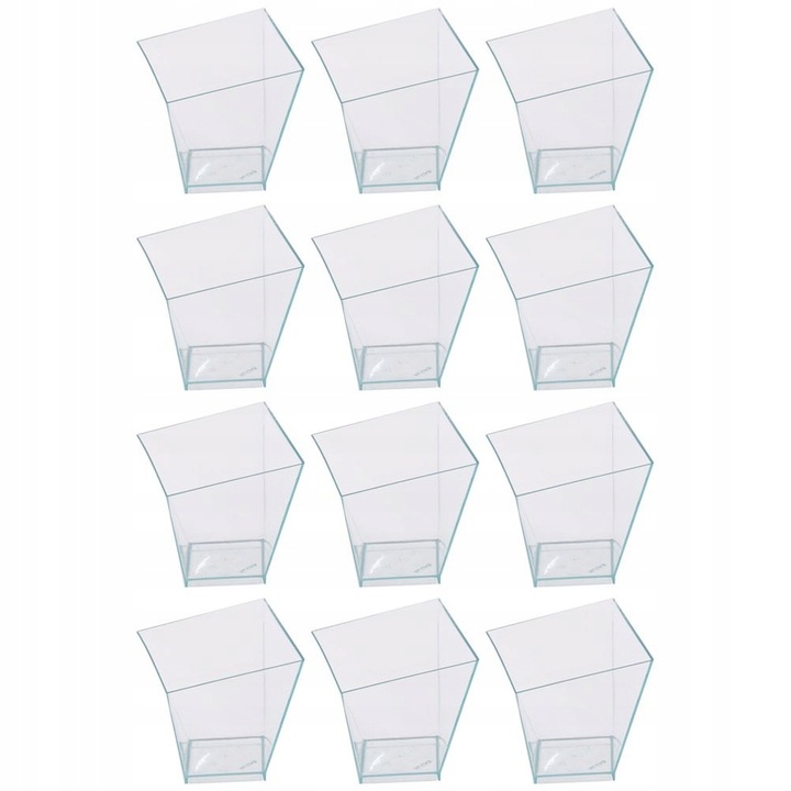 12x Kubki PUCHARKI pojemniki na desery przekąski przystawki do deserów