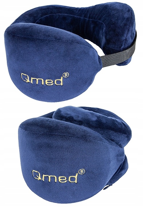 Poduszka podróżna na szyje kark turystyczna do Spania w podróży Qmed