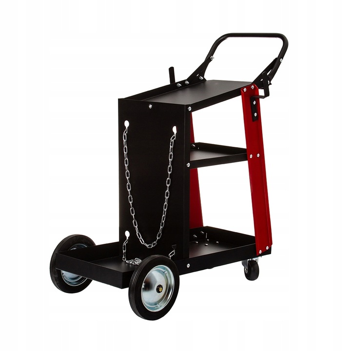 WÓZEK. SPAWALNICZY. DO SPAWAREK z półką na butle METALOWE KÓŁKA POD MIGOMAT