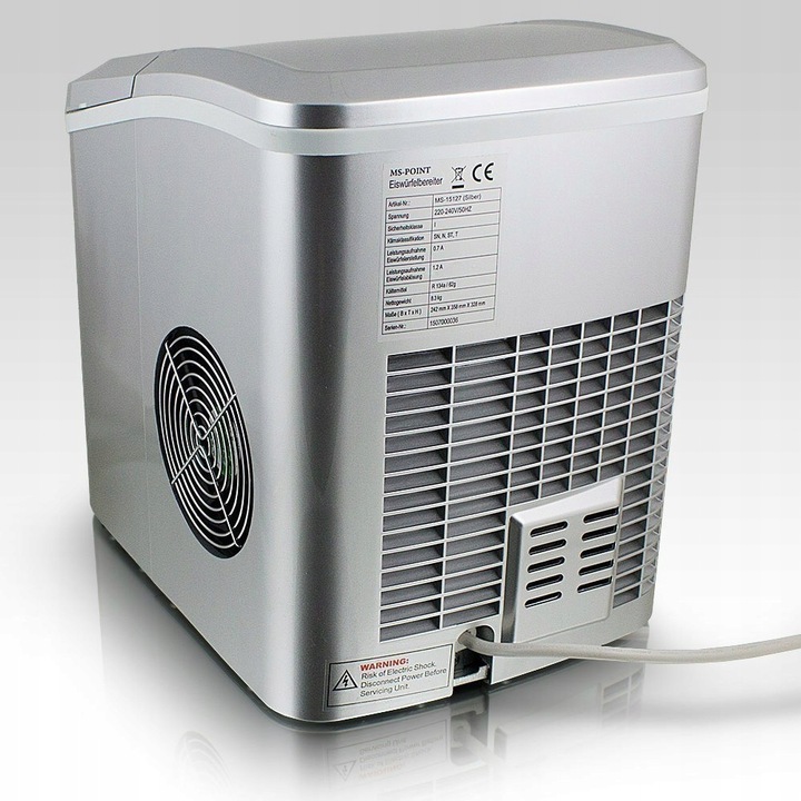 KOSTKARKA BAROWA DO ROBIENIA KOSTK LODU SREBRNA DO DOMU BARU WYDAJNA MASZYN