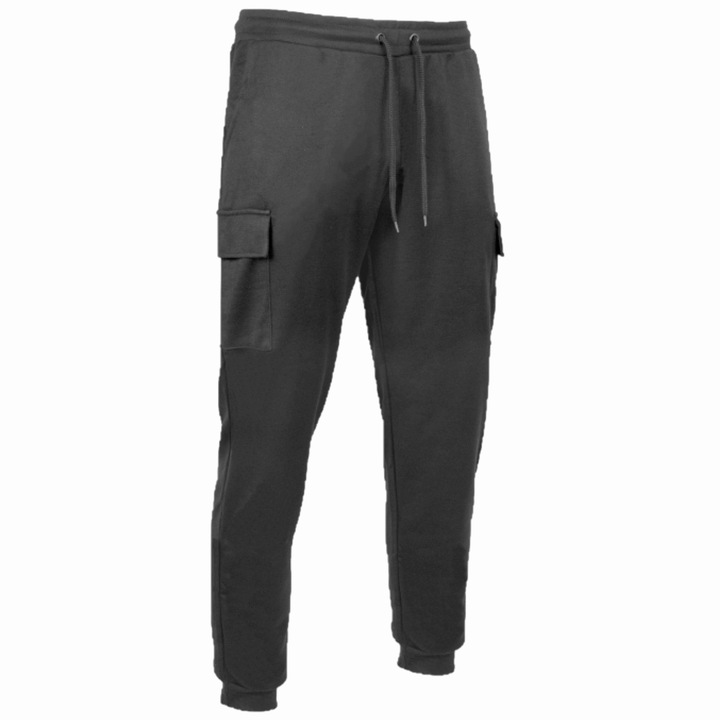 Spodnie robocze Dresowe Męskie Dresy jogger Czarner. M