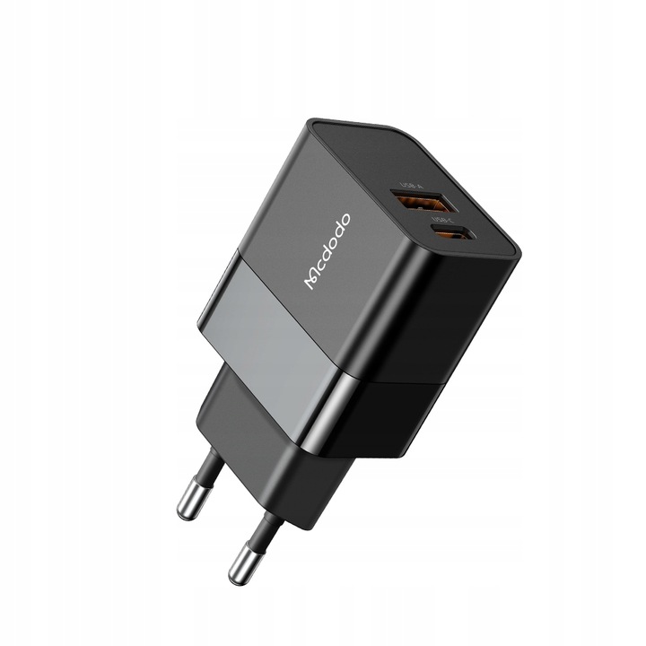MCDODO SZYBKA ŁADOWARKA USB + USB-C 20W DO IPHONE