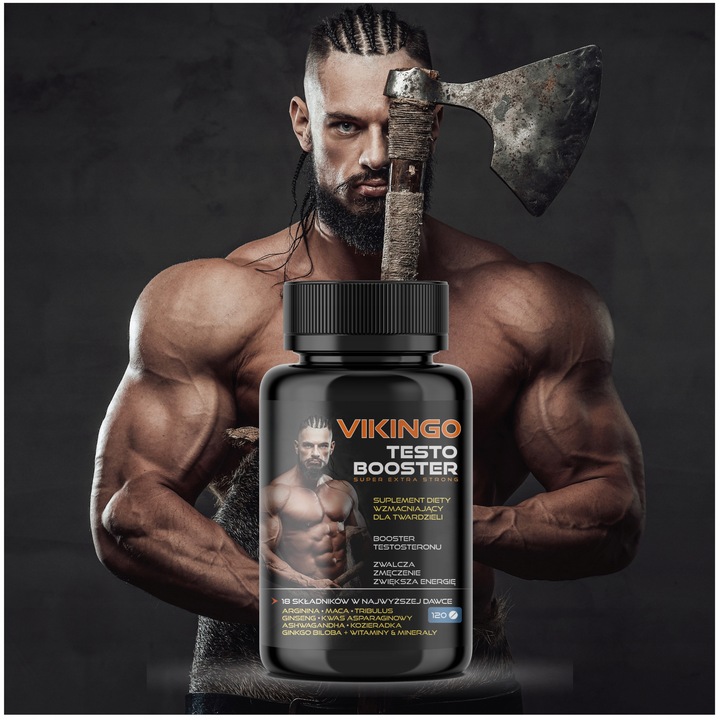 Testosteron Tabletki Booster Testosteronu Ashwagandha Arginina Tribulus DAA