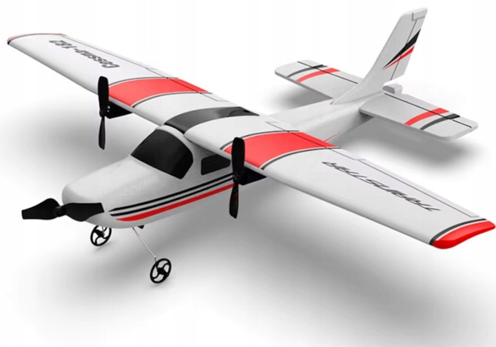 SAMOLOT ZDALNIE STEROWANY LATAJĄCY SZYBOWIEC RC MODEL CESSNA 182 PILOT 2,4