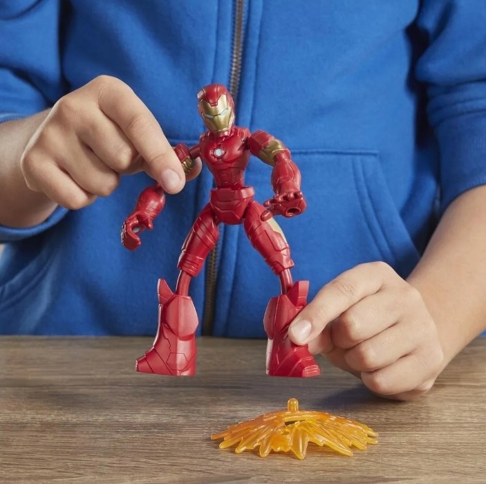 FIGURKA LALKA HASBRO AVENGERS IRON MAN MARVEL BEND AND FLEX