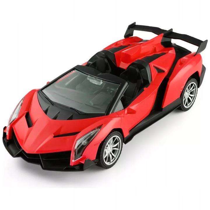 SAMOCHÓD ZDALNIE STEROWANY AUTO NA PILOTA RC POJAZD DLA DZIECKA LED PREZENT